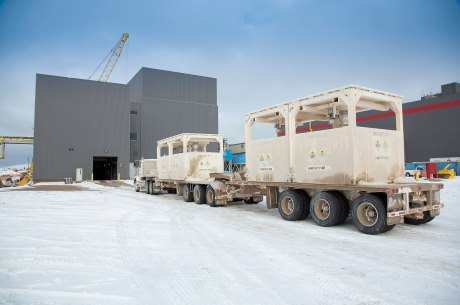 Cigar_Lake_ore_arrives_McClean_(Cameco)_460 Cigar_Lake_ore_arrives_McClean_(Cameco)_460